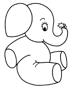 Elephant Printable Coloring Pages