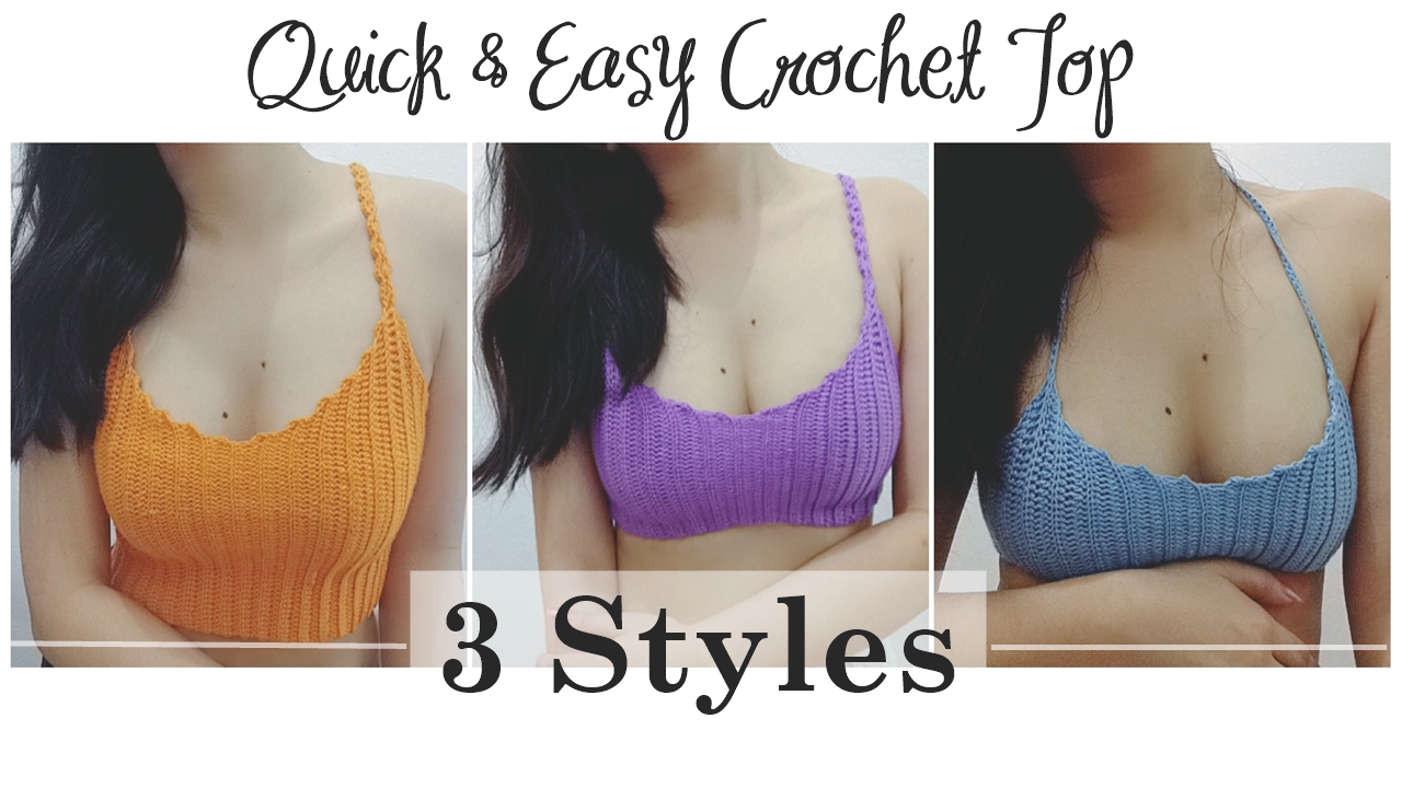 Easy And Quick Crochet Top • How To Crochet A Top For EVERY Size