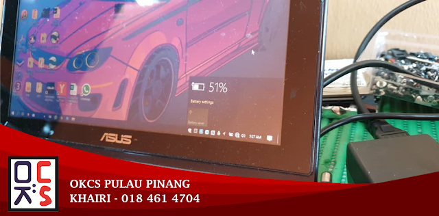 SOLVED : KEDAI REPAIR LAPTOP SIMPANG AMPAT | ASUS S200E BATTERY SWOLLEN ISSUE