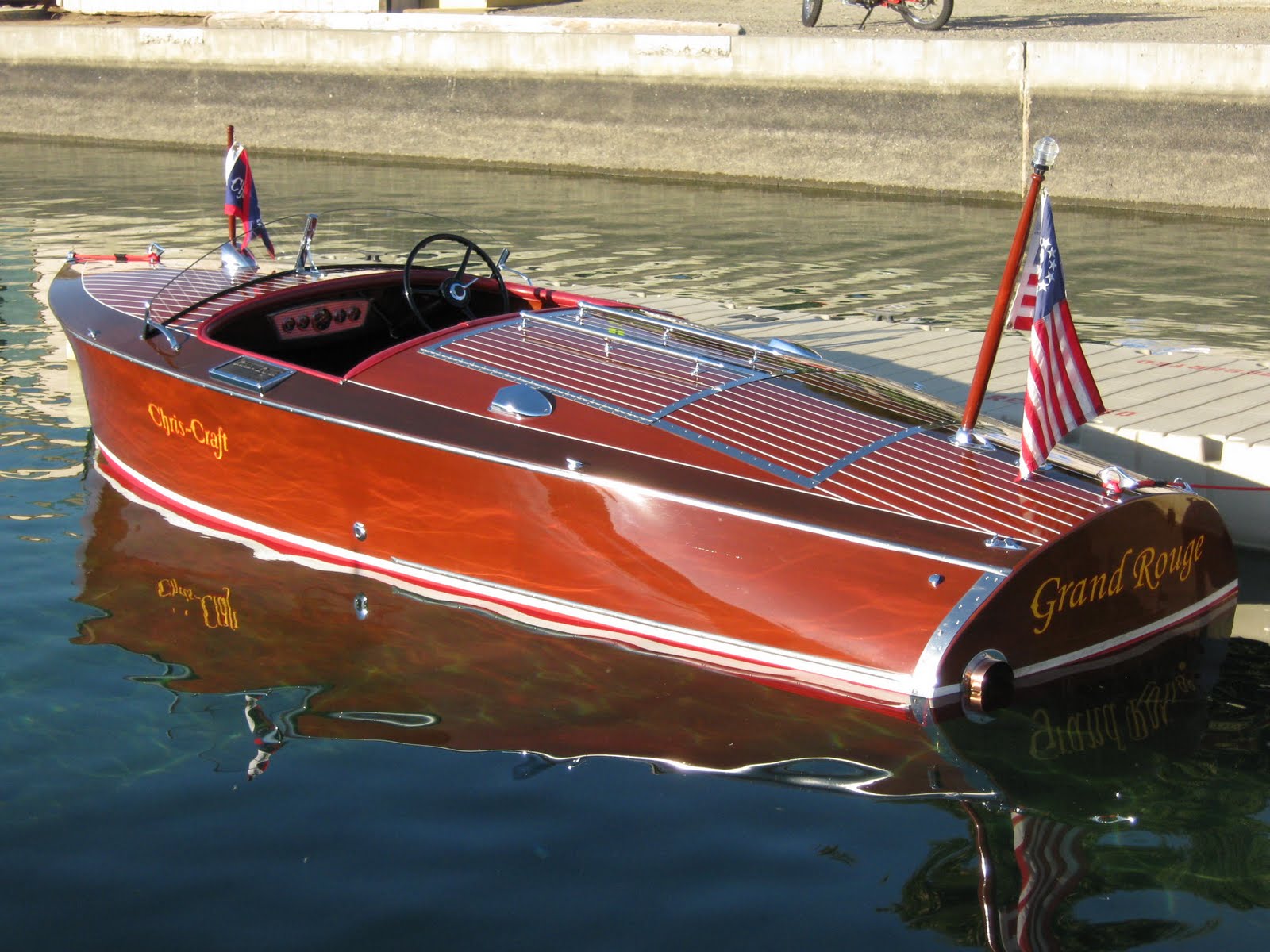 wood boat cabinets