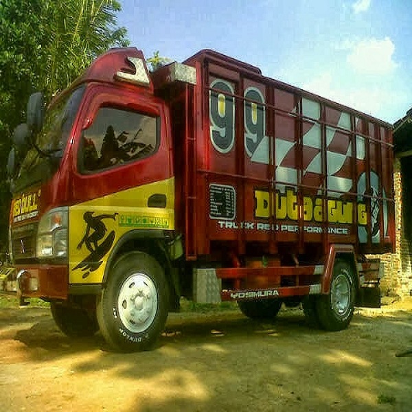 Modifikasi Truk  Canter Jepara Lampung Mekar Jaya Engkel 