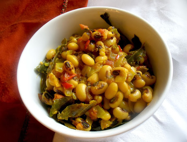 black-eyed pea tomato curry