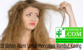 10 Bahan Alami Untuk Rambut Kering