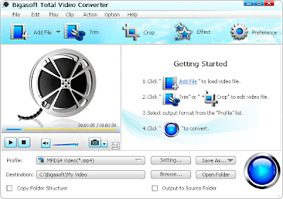 BIGASOFT TOTAL VIDEO CONVERTER FULL SERIAL