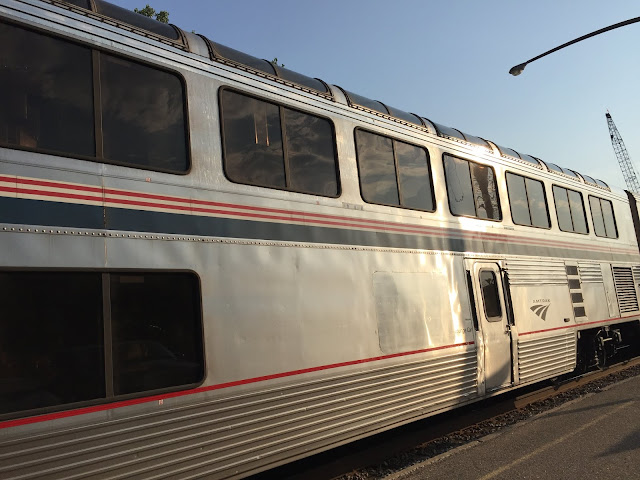 The Observation Car on the Empire Builder.