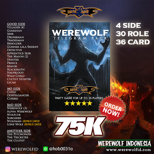 Harga Kartu Werewolf