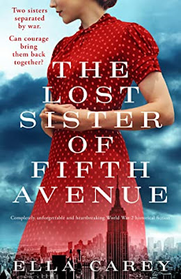 book cover of historical fiction novel The Lost Sister of Fifth Avenue by Ella Carey