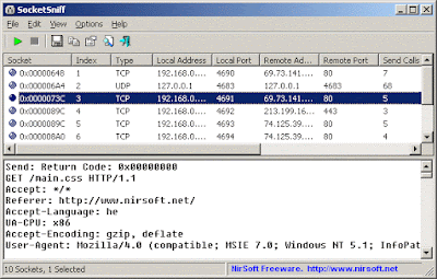 Download SocketSniff v1.11 