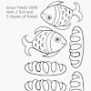 Coloring Page Loaves And Fishes - 5 bread and 2 fish 4 | AWESOME PRINTABLES | Pinterest ... / Free loaves and fish printables for kids.