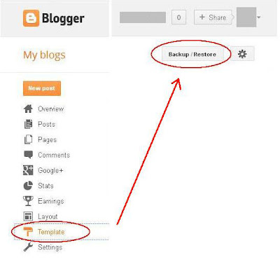 Backup New Blogger Interface