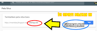 cara submit halaman blog melalui sitemap agar terindex oleh google terbaru