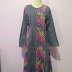 Gamis Batik Kombinasi Jumbo