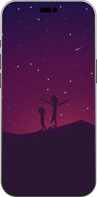Rick and Morty Wallpaper for Android Phone and iphone 14 iOS 16