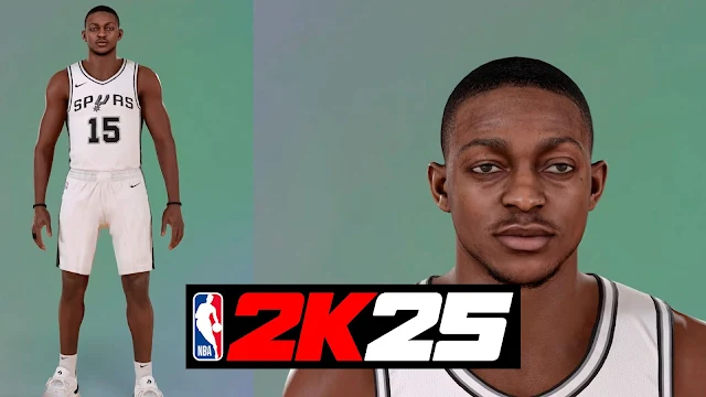 NBA 2K25 De'Aaron Fox Cyberface & Body Update
