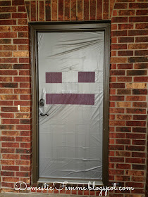 Minecraft Birthday Party Skeleton Door Decoration #Parties #Birthdays #DIY #Character #Characters #Supplies #Idea #Ideas #TNT #Twizzlers #Torches #Chocolate #Dipped #Pretzel #Pretzels #Rods #Rods #Dirt #Brownie #Brownies #Coal #Rice #Krispies #Treats #Krispie #Crispie #Crispies #Zombie #Zombies #Boogers #Booger #Popcorn #Corn #Candy #Stickers #Enderman #Steve #Creeper #Printables #Printable #Cake #Instruction #Instructions #Instuctable #Instructables #Tutorials #Ghost #Front #Cheap #Craft #Crafts