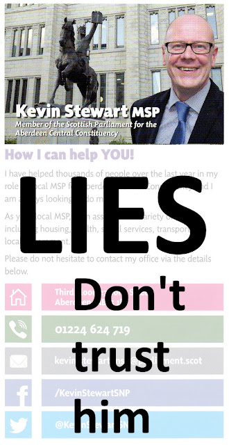 Kevin Stewart LIES!