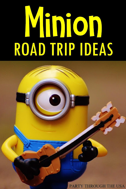 Our Minion Road Trip- a Summery // Party Through the USA // themed road trip // Minions // yellow // party // minion food // sensory bottle // i-spy bottle