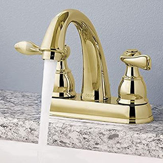 Faucet Windemere Brass Bathroom Faucet, Centerset...