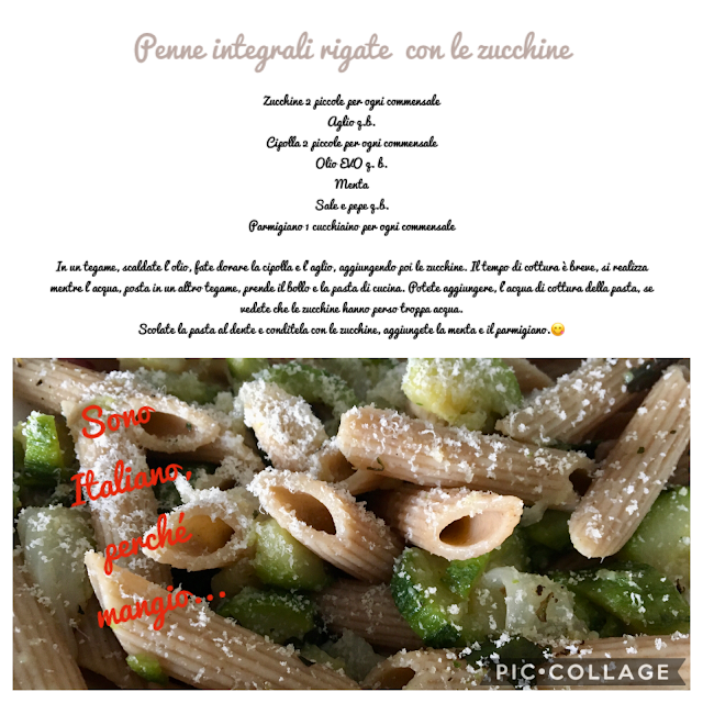 Penne rigate con zucchine