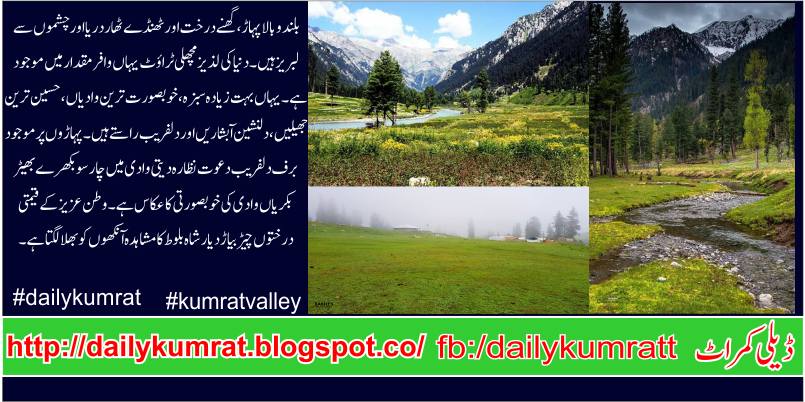 FAMOUS PLACES IN KUMRATVALLEY 