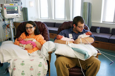 19 year old parents welcome rare set of identical triplets 