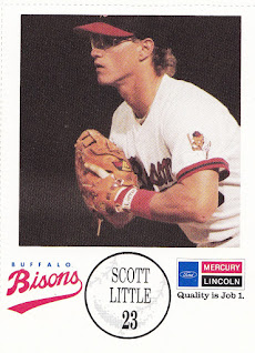 Scott Little 1990 Buffalo Bisons card