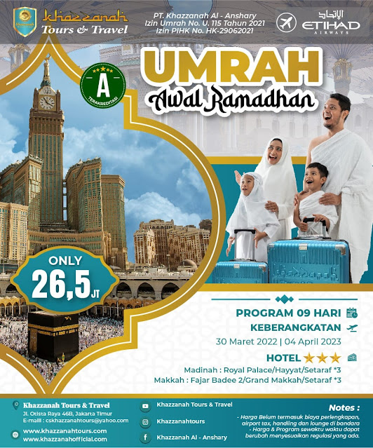 Paket Umroh Bulan Ramadhan 2023