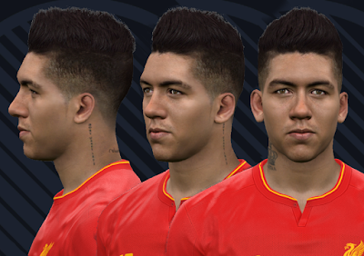 PES 2017 Faces Roberto "Bobby" Firmino by WER Facemaker