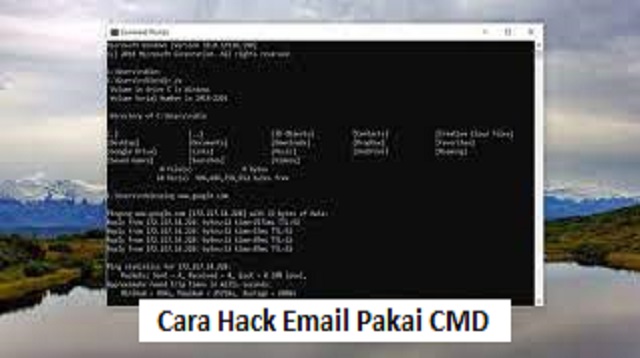 Cara Hack Email Pakai CMD