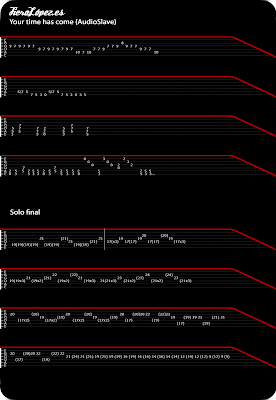 Tablaturas Guitarra Your time has come AudioSlave