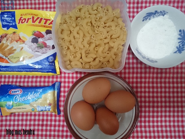 Bahan-Bahan Untuk Membuat Makaroni Saus Keju - Blog Mas Hendra