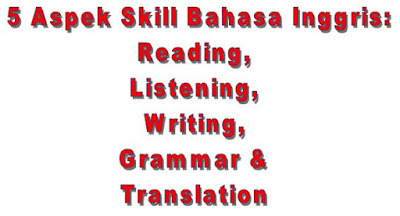 Materi Bahasa Inggris SMP dengan 5 Aspek Skill Bahasa Inggris: Reading, Listening, Writing, Grammar Translation Bagian 4