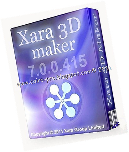 Xara 3D Maker 7.0.0.415 عملاق الكتابة والتصميم ثلاثي الأبعاد