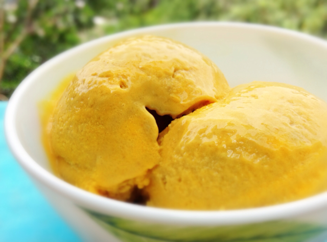 Mango Ginger Vegan Ice Cream