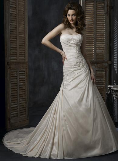 Perfect Light Gold Soft Wedding Dress