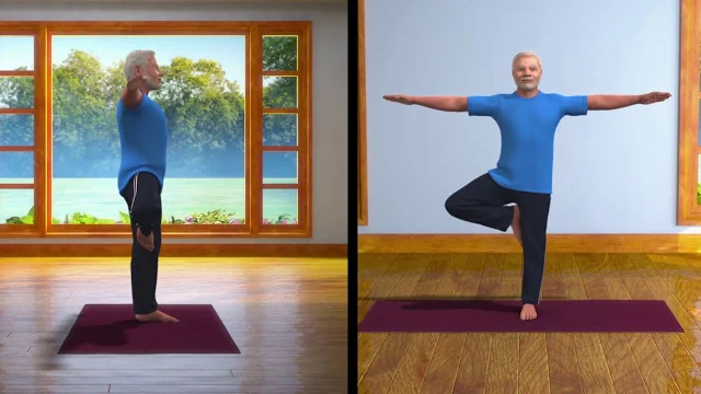 Vrikshasana benefits in hindi