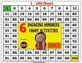 photos of Hundreds Chart Activities, 1st grade, 2nd grade, 3rd grade, Mr Elementary Math