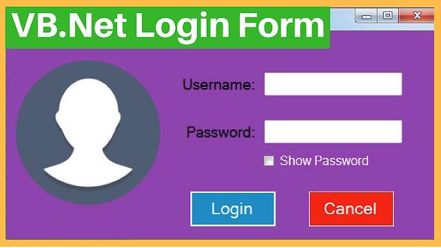  How To Create Login From With  MySQL DataBase Using Visual Basic VB.Net Login Form With MySQL