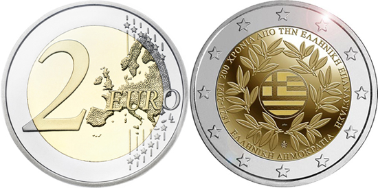 Greece 2 euro 2021 - 200th anniversary of the Greek Revolution