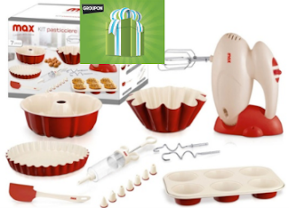 Logo Kit Max Casa pasticcere 7 pezzi con sconto del 28%: fino ad esaurimento