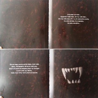 J'ai peur du noir, livre pour enfants sur la peur du noir et des monstres et des loups, Editions Kaleidoscope Ecole des Loisirs