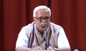 God has entrusted India with the task of taking the world beyond the path of coordination - Bhayyaji Joshi