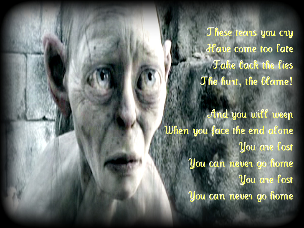 Middle-Earth and Beyond Wallpapers: Gollum