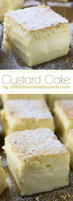 Vanilla Magic Custard Cake Recipe plus 24 more of the most pinned cake recipes