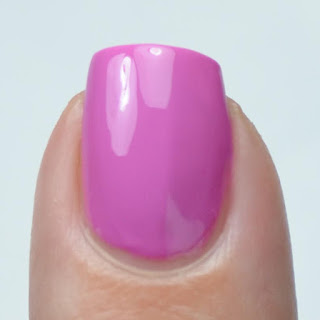 bright purple creme nail polish