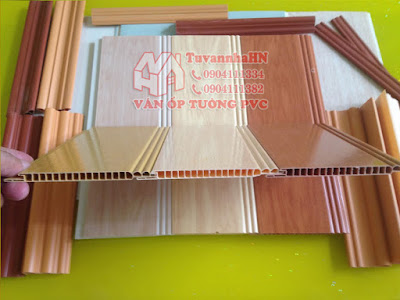 VÁN NHỰA VÂN GỖ ỐP TƯỜNG (TRẦN) PVC