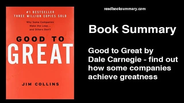 good to great jim collins summary