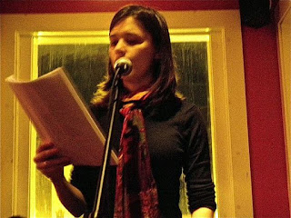 Alyse Knorr, Author of Copper Mother, Mega-City Redux, reading at The Black Squirrel in DC, The Creative Life