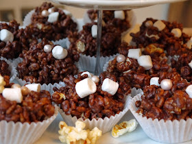 The Betty Stamp Lifestyle Blog Popcorn Salted Chocolate Rice Crispy Cakes