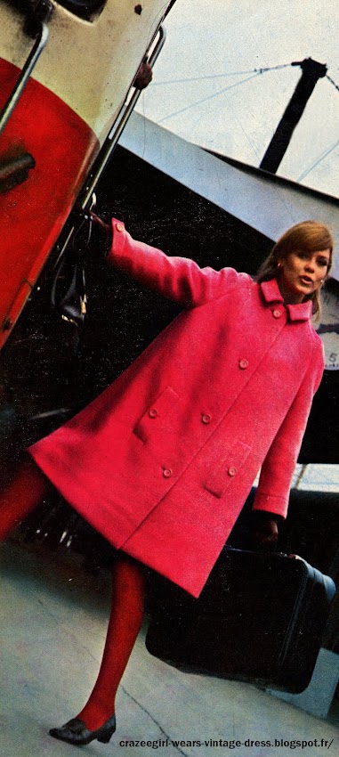 pink coat 1967 1968 1969 60s 1960 mod